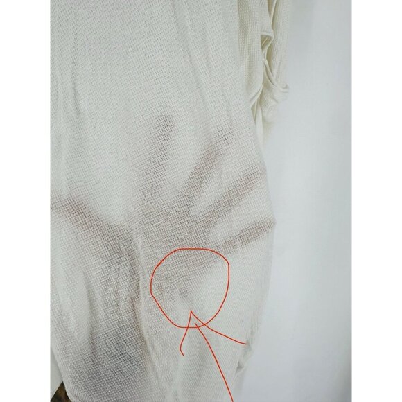 Lululemon Heart Opener Meditation Cloak Taryn Toomey White OS Wrap Cardi Read - Picture 7 of 9